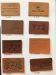 leather label